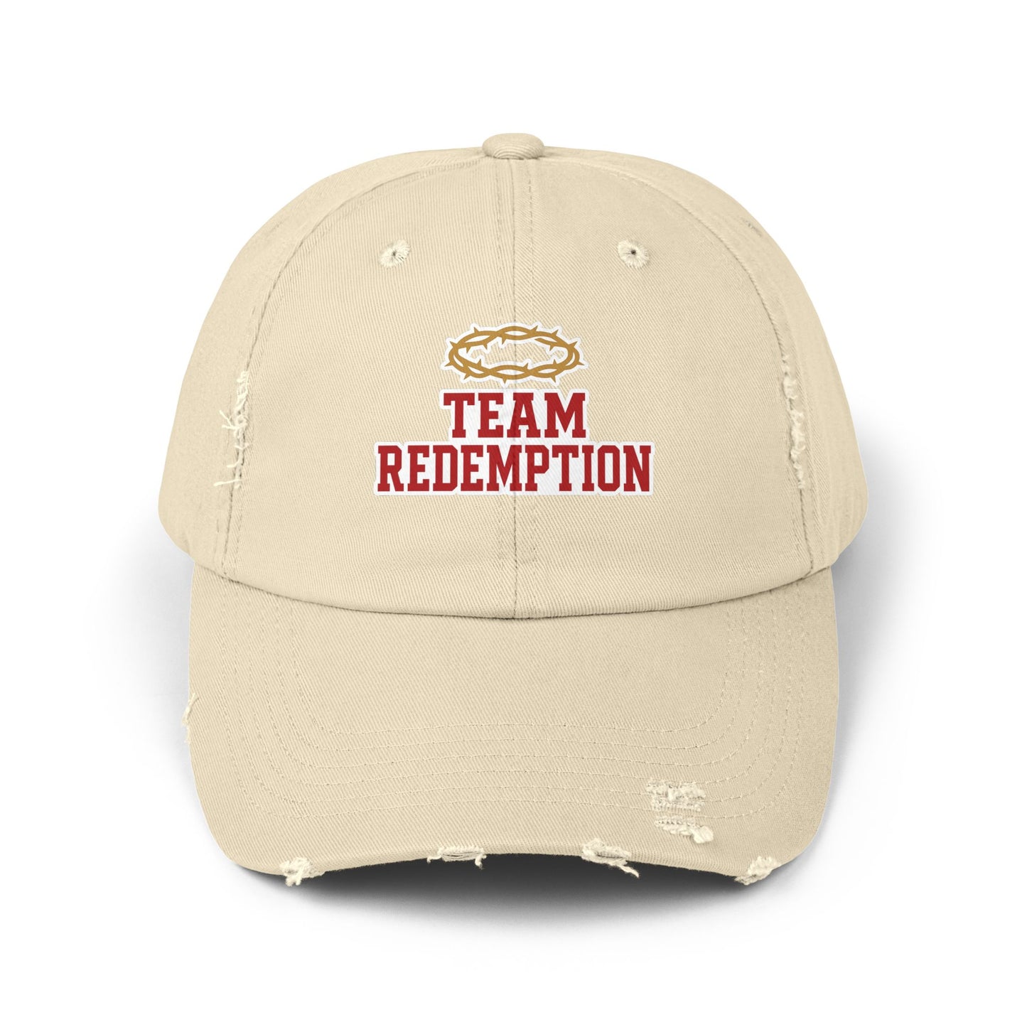 Team Redemption Hat - Distressed Christian Dad Cap