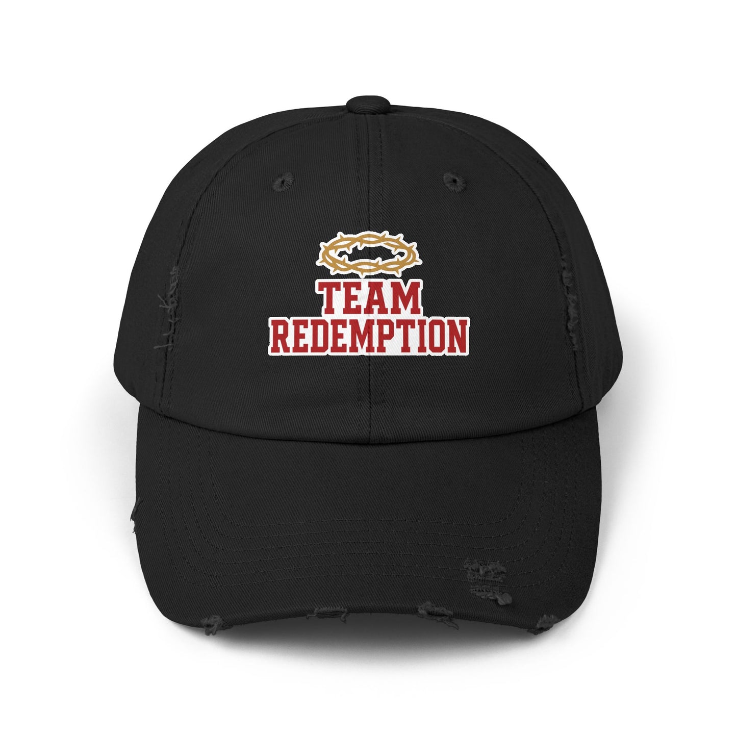 Team Redemption Hat - Distressed Christian Dad Cap
