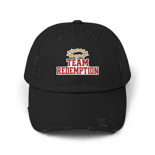 Team Redemption Hat - Distressed Christian Dad Cap