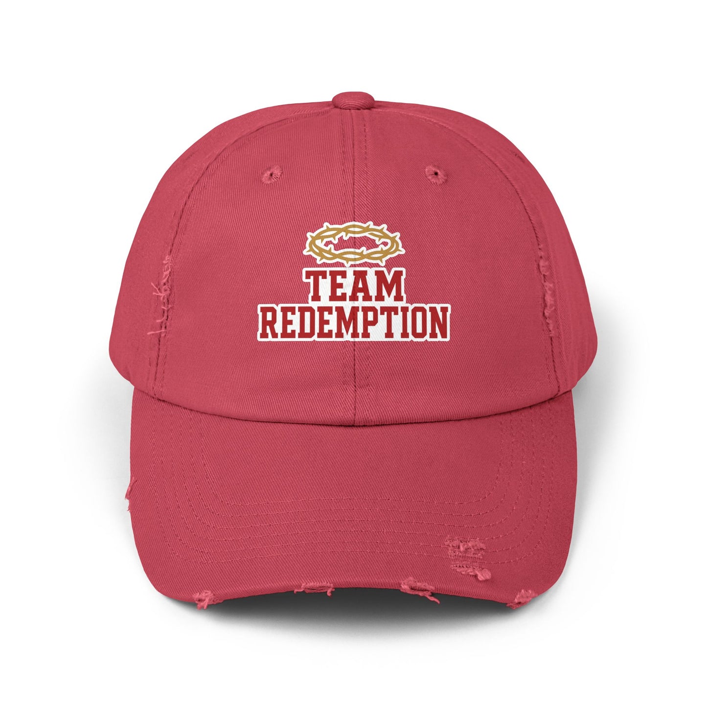 Team Redemption Hat - Distressed Christian Dad Cap