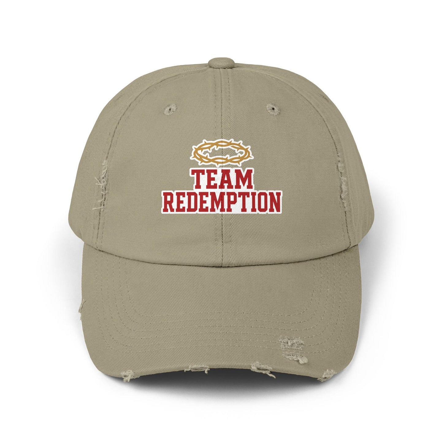 Team Redemption Hat - Distressed Christian Dad Cap