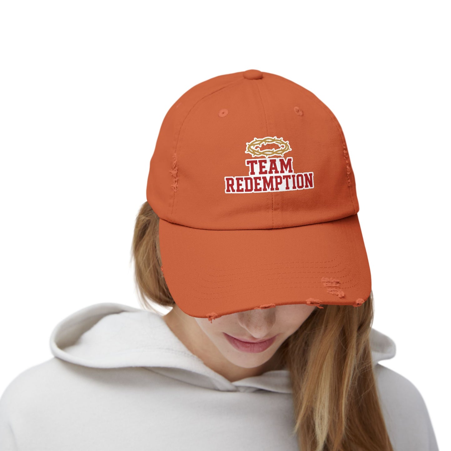 Team Redemption Hat - Distressed Christian Dad Cap