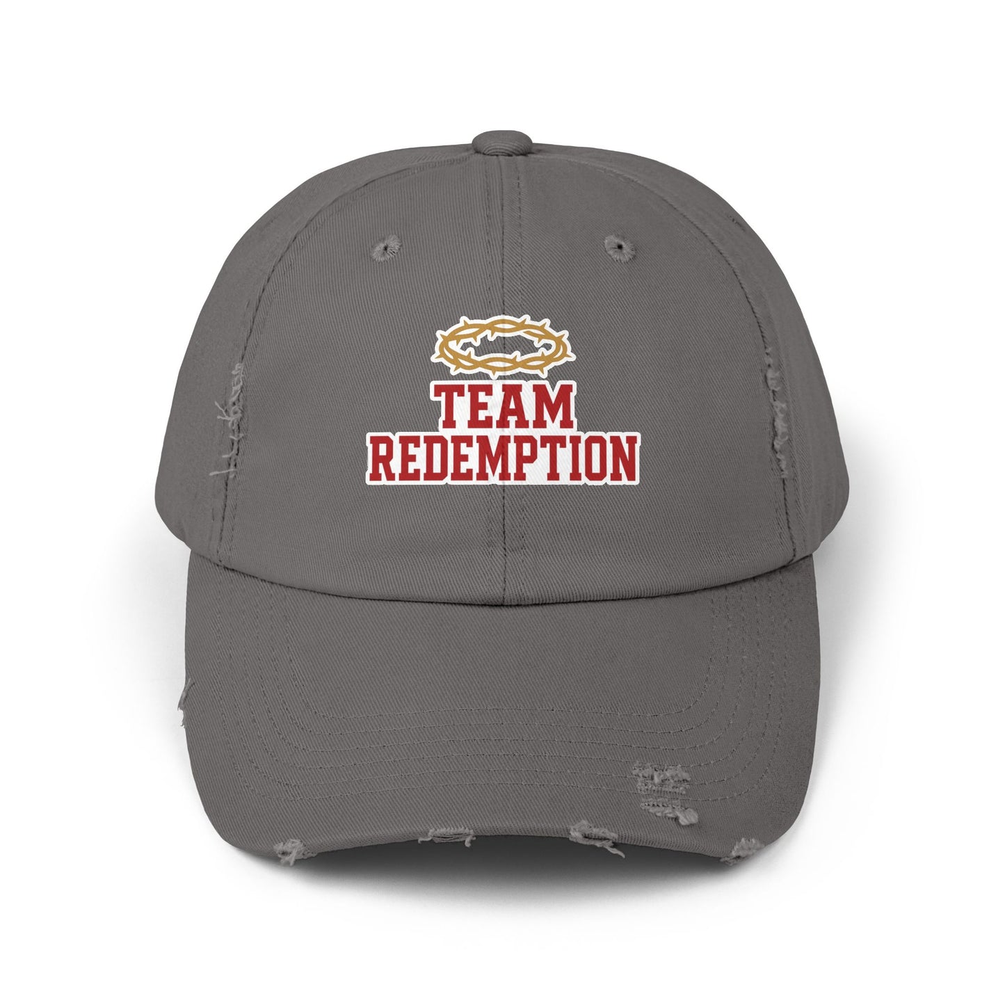 Team Redemption Hat - Distressed Christian Dad Cap
