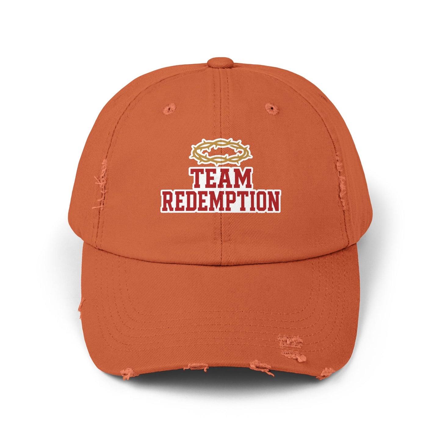 Team Redemption Hat - Distressed Christian Dad Cap