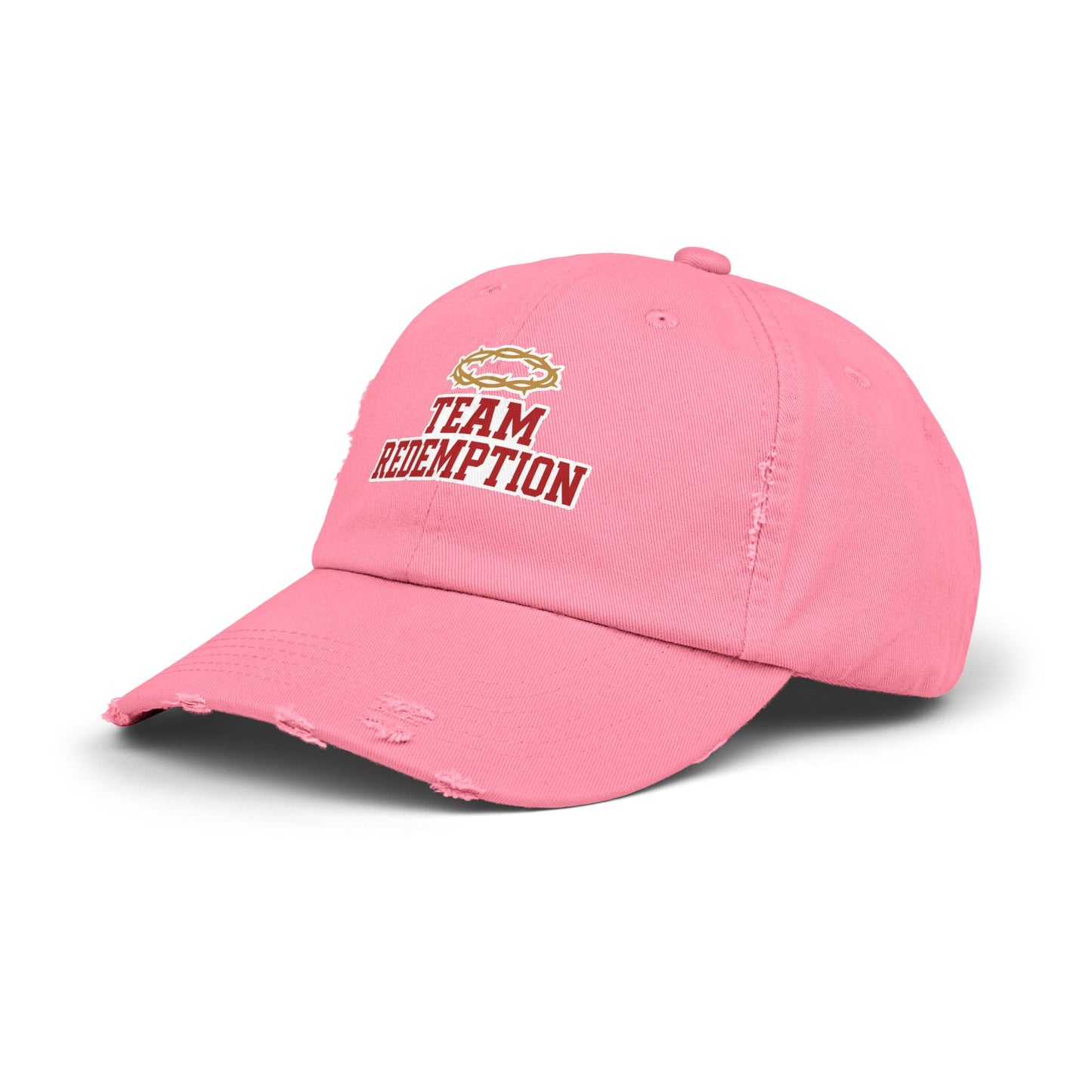 Team Redemption Hat - Distressed Christian Dad Cap