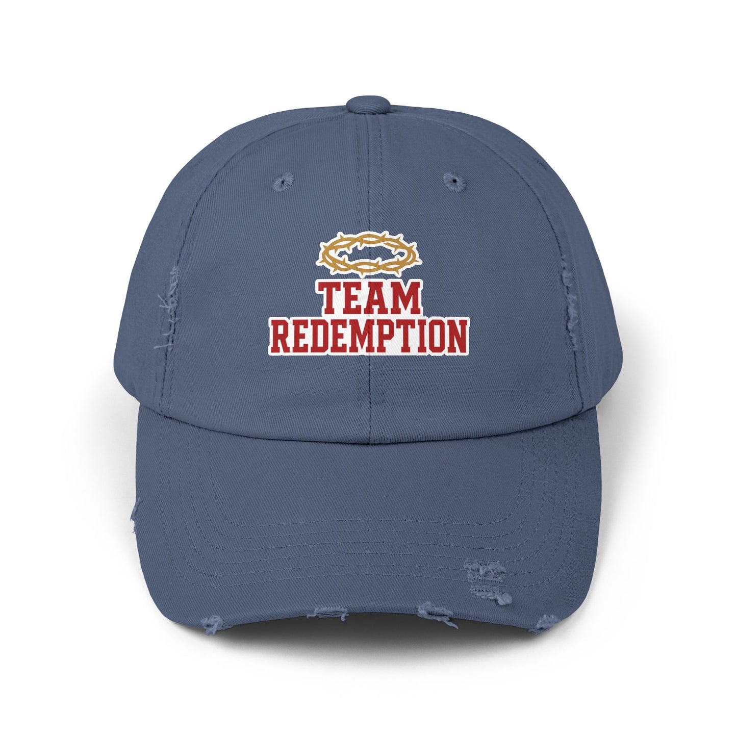 Team Redemption Hat - Distressed Christian Dad Cap