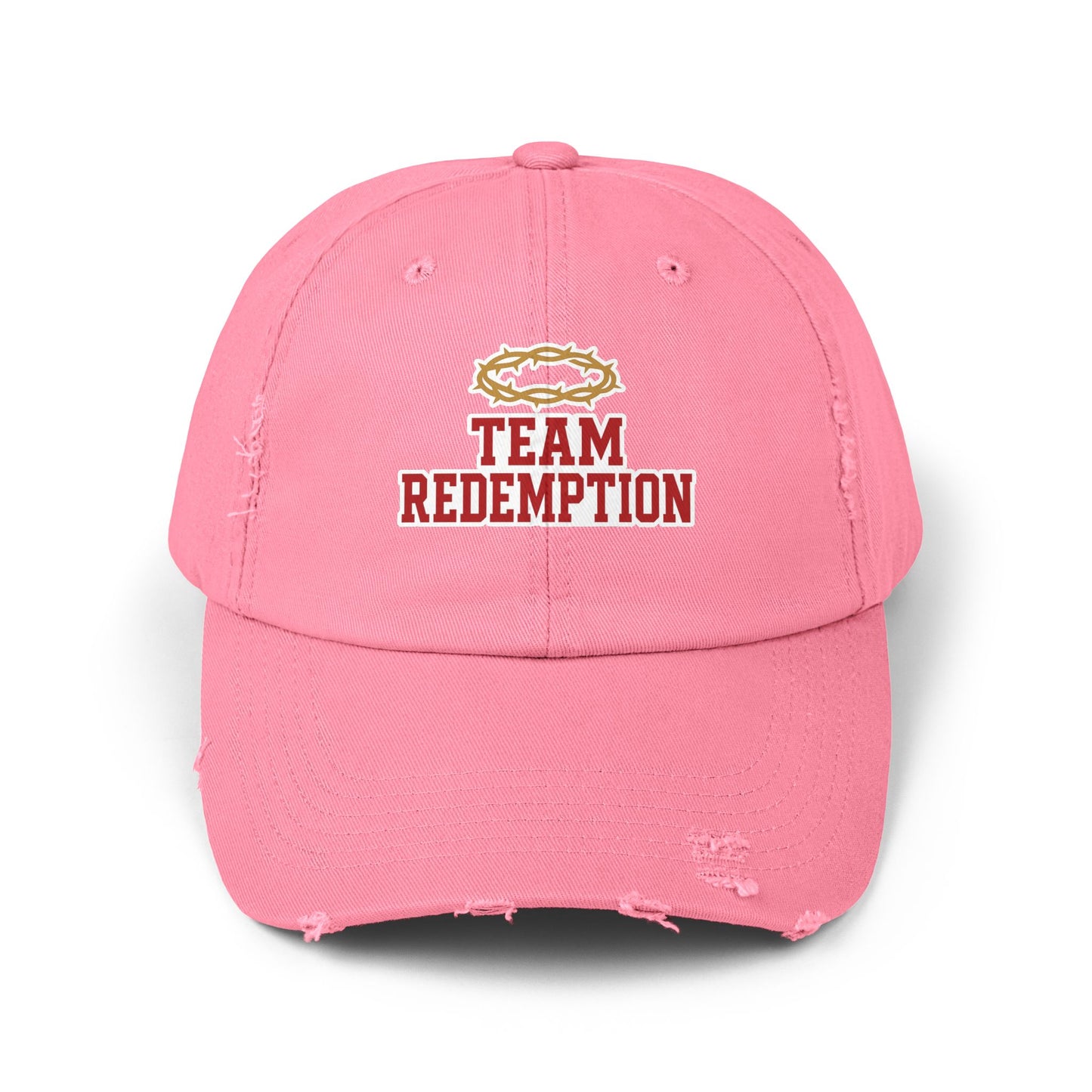 Team Redemption Hat - Distressed Christian Dad Cap