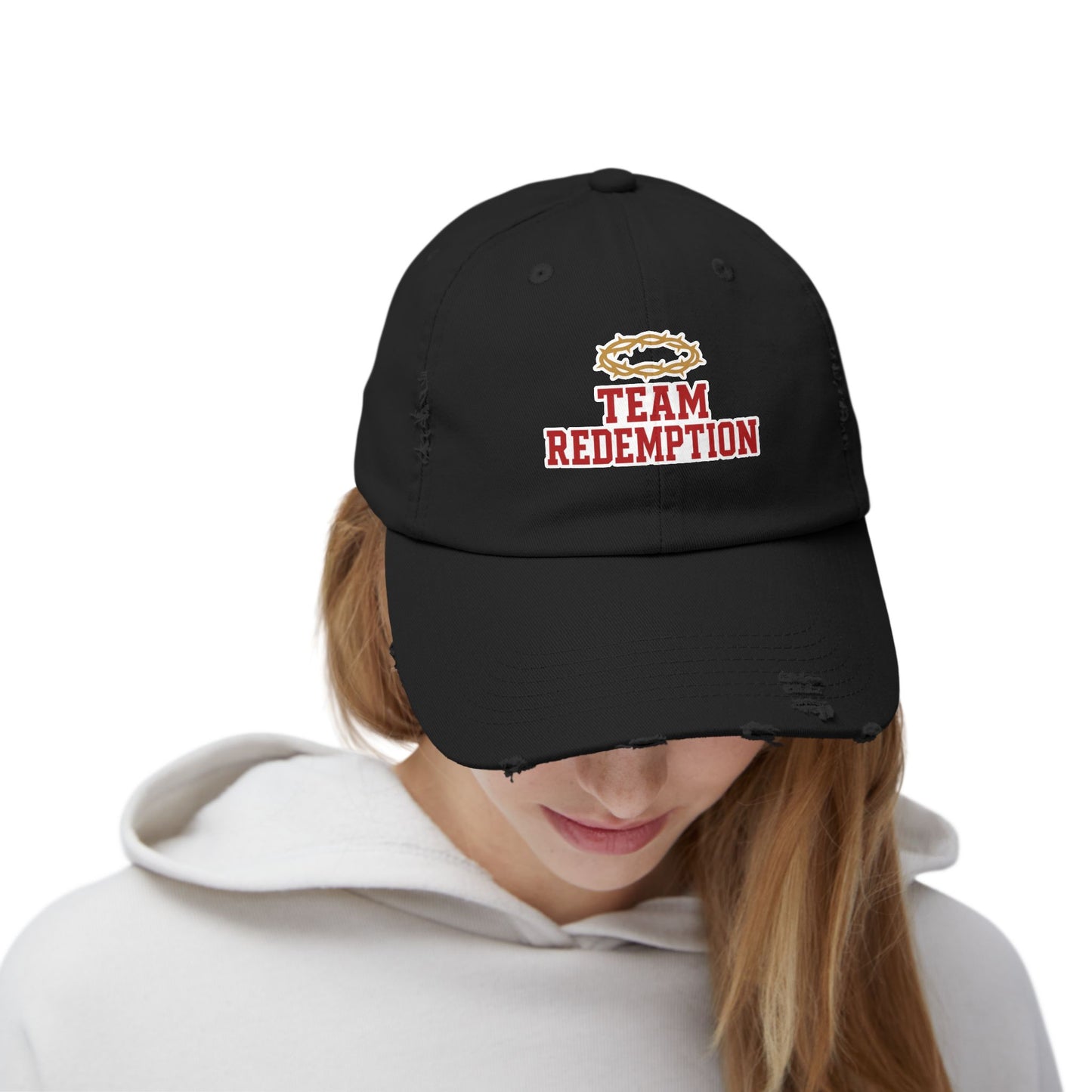 Team Redemption Hat - Distressed Christian Dad Cap