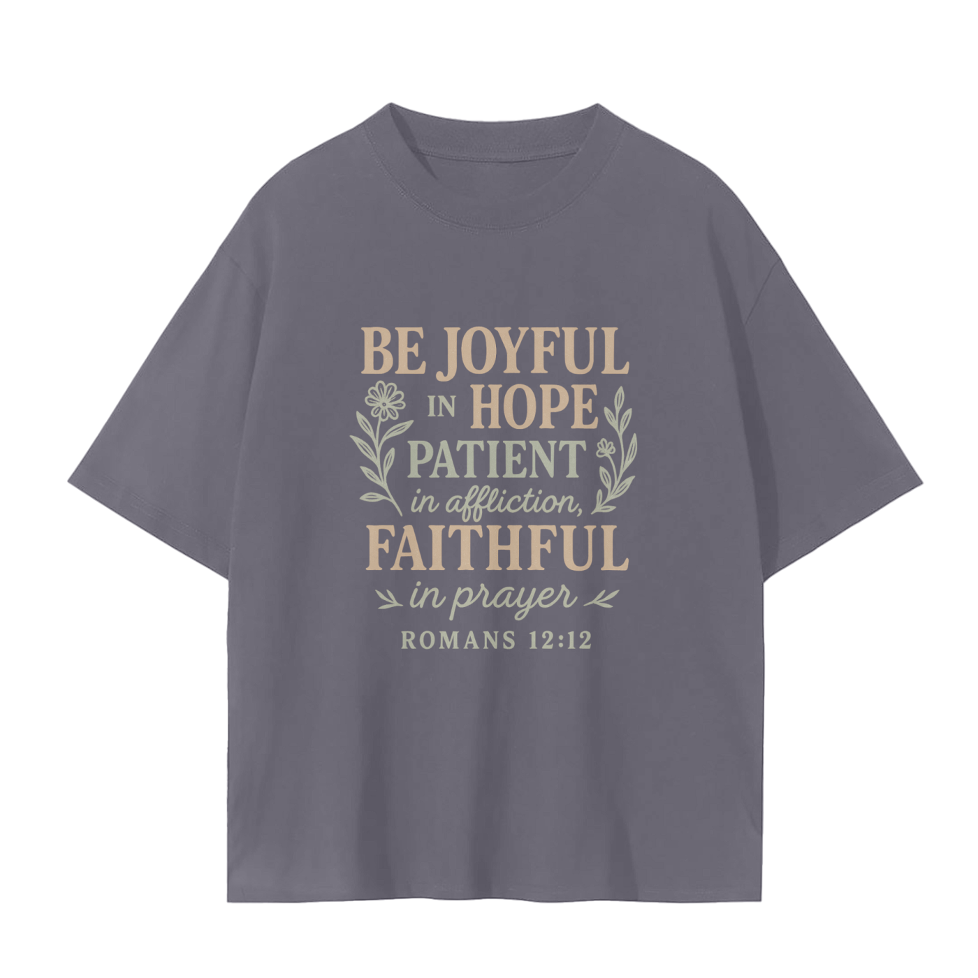 christian shirt,romans 12:12 shirt,be joyful in hope shirt,faith based clothing,christian mental health shirt,bible verse shirt,encouraging t-shirt,womens christian tee,hope and faith shirt,scripture shirt for women