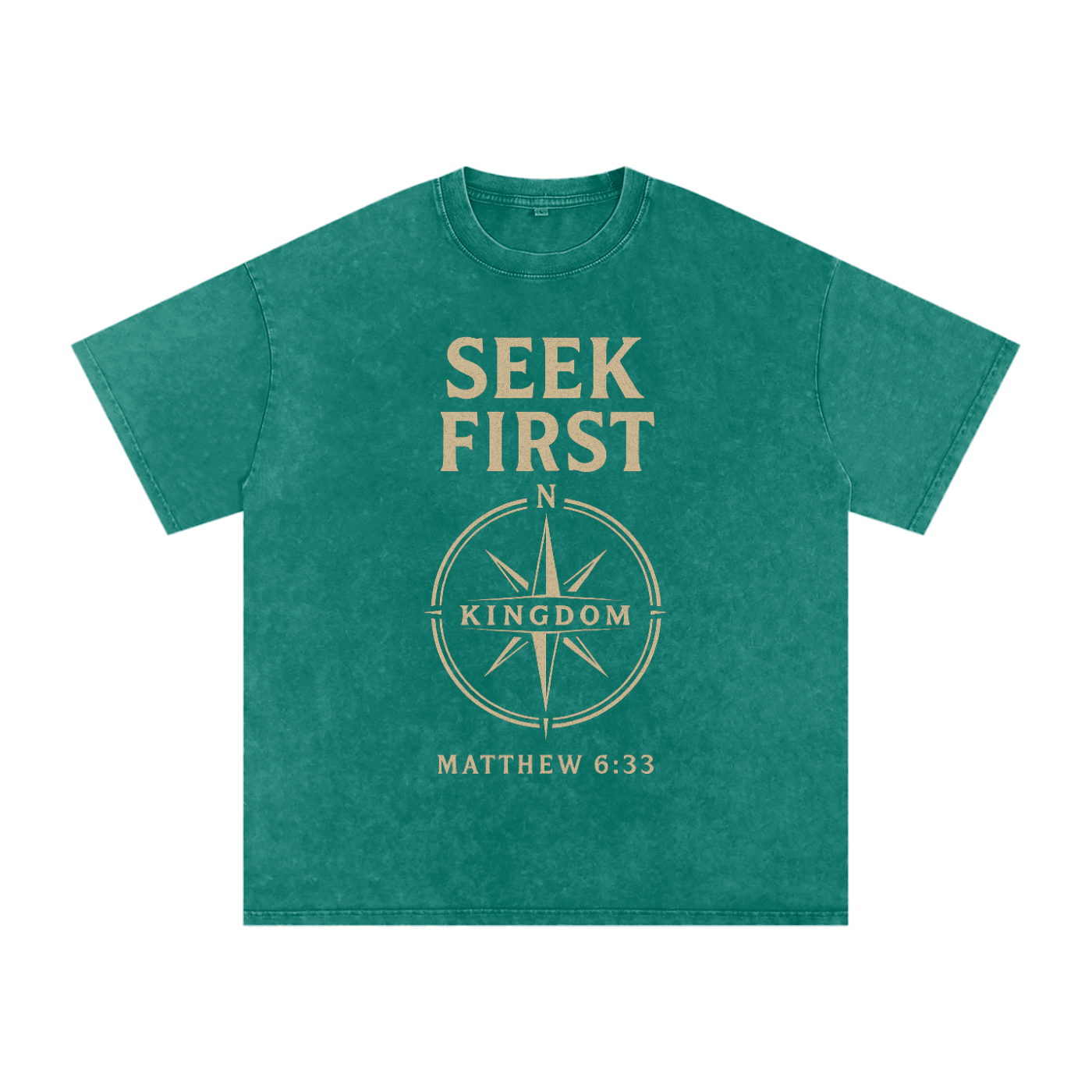 Seek first shirt,Matthew 6:33 t-shirt,Christian compass tee,Kingdom mindset shirt,Faith direction shirt,Christian mission shirt,Bible verse streetwear,God first apparel,Spiritual priorities tee,Christian daily wear