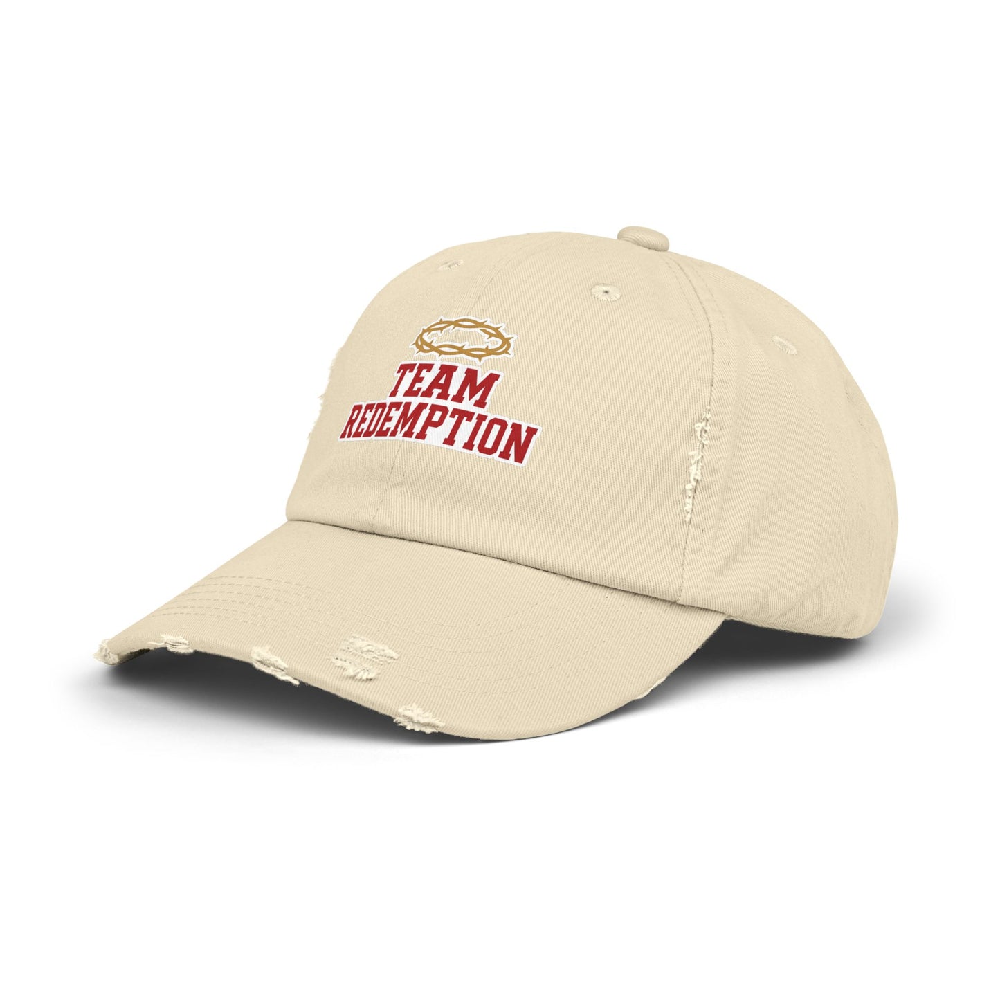 Team Redemption Hat - Distressed Christian Dad Cap