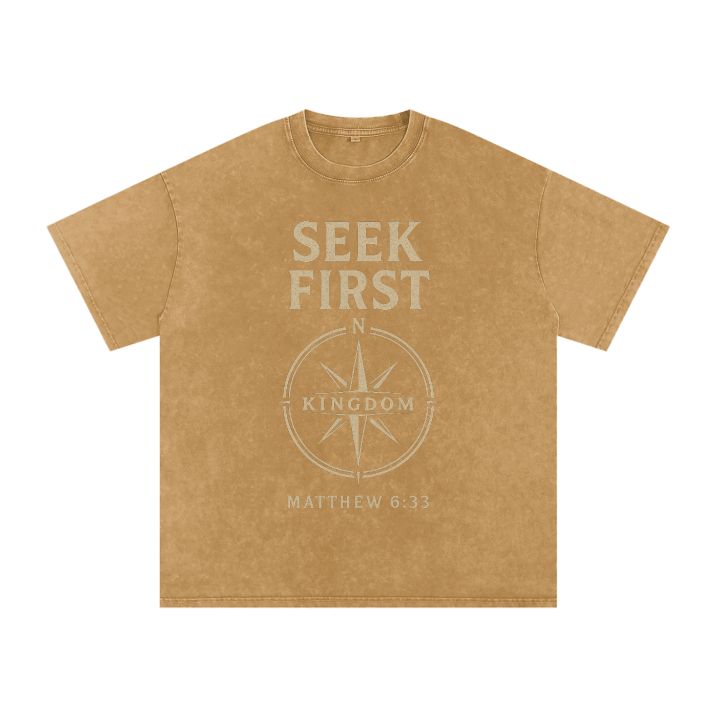 Seek first shirt,Matthew 6:33 t-shirt,Christian compass tee,Kingdom mindset shirt,Faith direction shirt,Christian mission shirt,Bible verse streetwear,God first apparel,Spiritual priorities tee,Christian daily wear