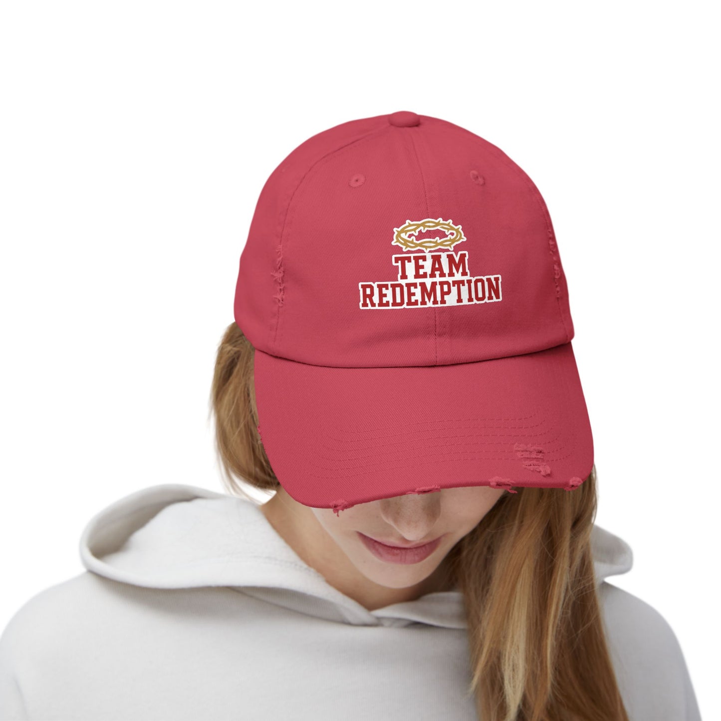 Team Redemption Hat - Distressed Christian Dad Cap