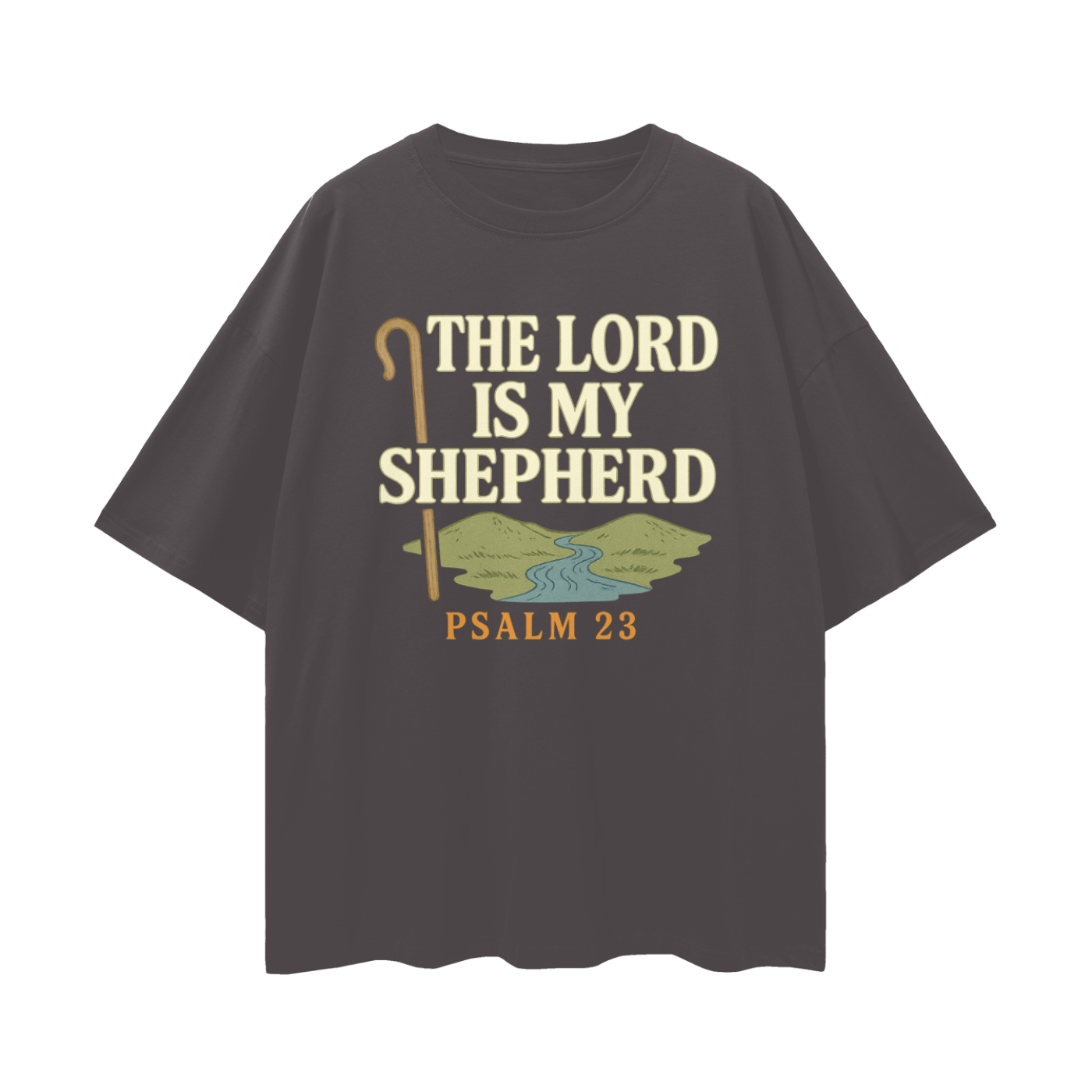 Christian shirt,Psalm 23 shirt,Bible verse tee,Faith based clothing,Christian streetwear,The Lord is my shepherd,Scripture t-shirt,Oversized Jesus shirt,Christian apparel,Unisex Christian tee