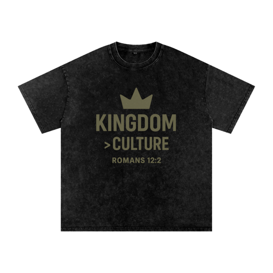 Christian streetwear,Kingdom over culture shirt,Romans 12:2 shirt,Renew your mind tee,Bold faith shirt,Christian urban tee,Jesus is greater shirt,Bible verse t-shirt,Christian clothing,Faith based fashion